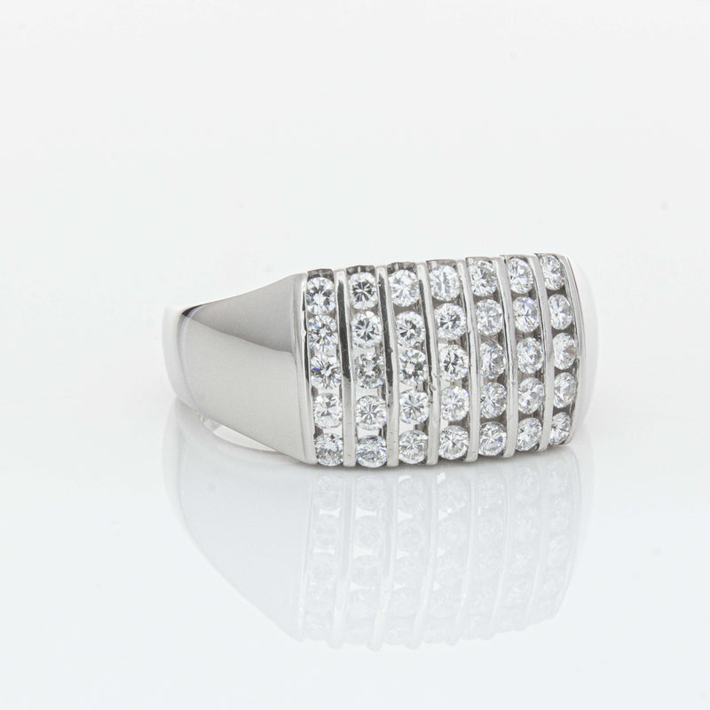 Deja Vu Platinum .70ct Diamond Ring-Ring-Walker & Hall