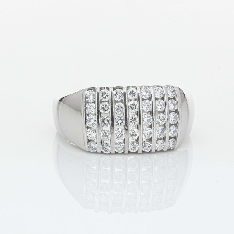 Deja Vu Platinum .70ct Diamond Ring-Ring-Walker & Hall