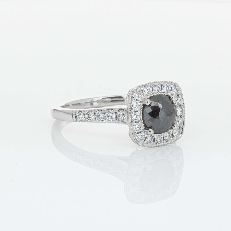 Platinum Black Diamond Aurora Ring-Ring-Walker & Hall