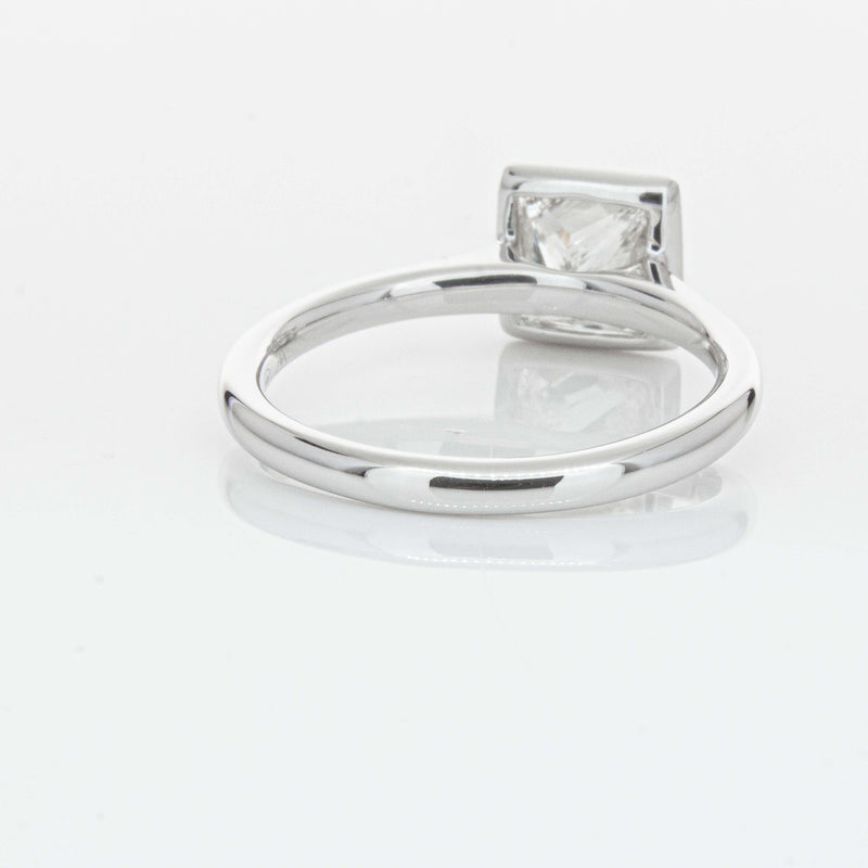 18ct White Gold 1.50ct Reclaimed Princess Cut Diamond Natalia Ring-Ring-Walker & Hall