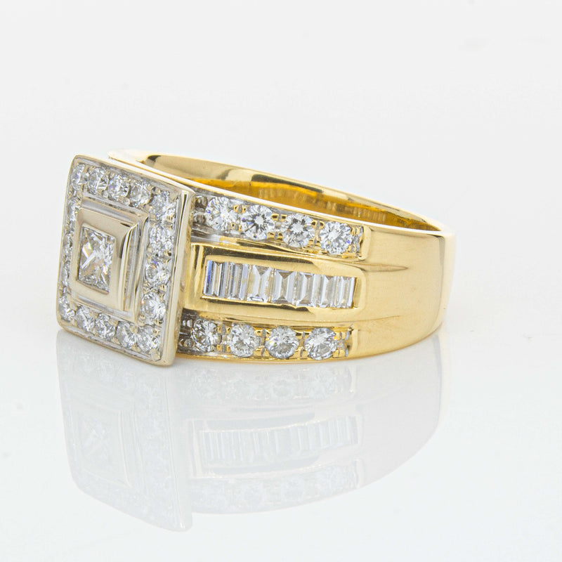 Deja Vu 18ct Yellow & White Gold 1.03ct Diamond Ring-Ring-Walker & Hall