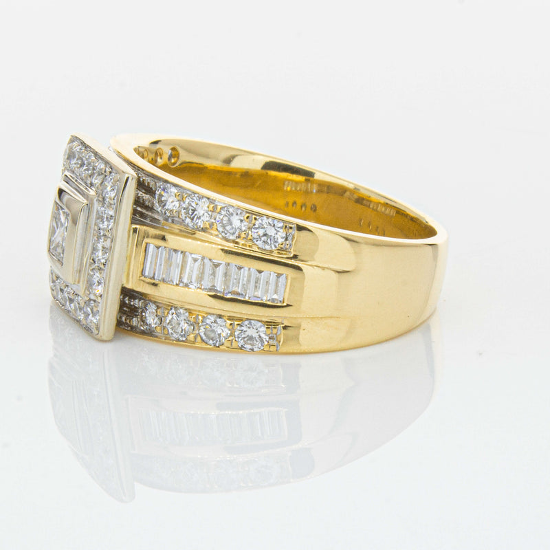 Deja Vu 18ct Yellow & White Gold 1.03ct Diamond Ring-Ring-Walker & Hall