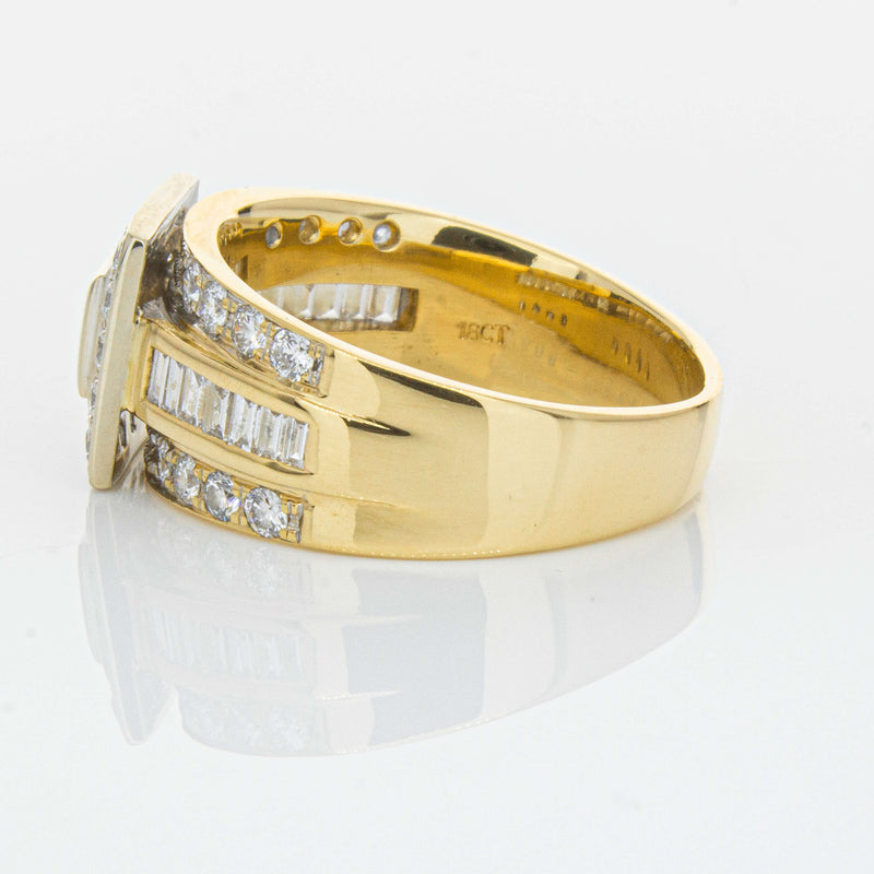 Deja Vu 18ct Yellow & White Gold 1.03ct Diamond Ring-Ring-Walker & Hall