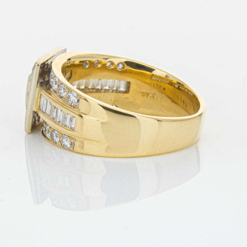 Deja Vu 18ct Yellow & White Gold 1.03ct Diamond Ring-Ring-Walker & Hall