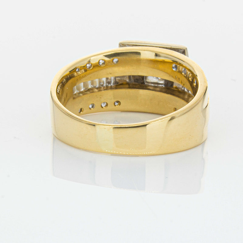 Deja Vu 18ct Yellow & White Gold 1.03ct Diamond Ring-Ring-Walker & Hall