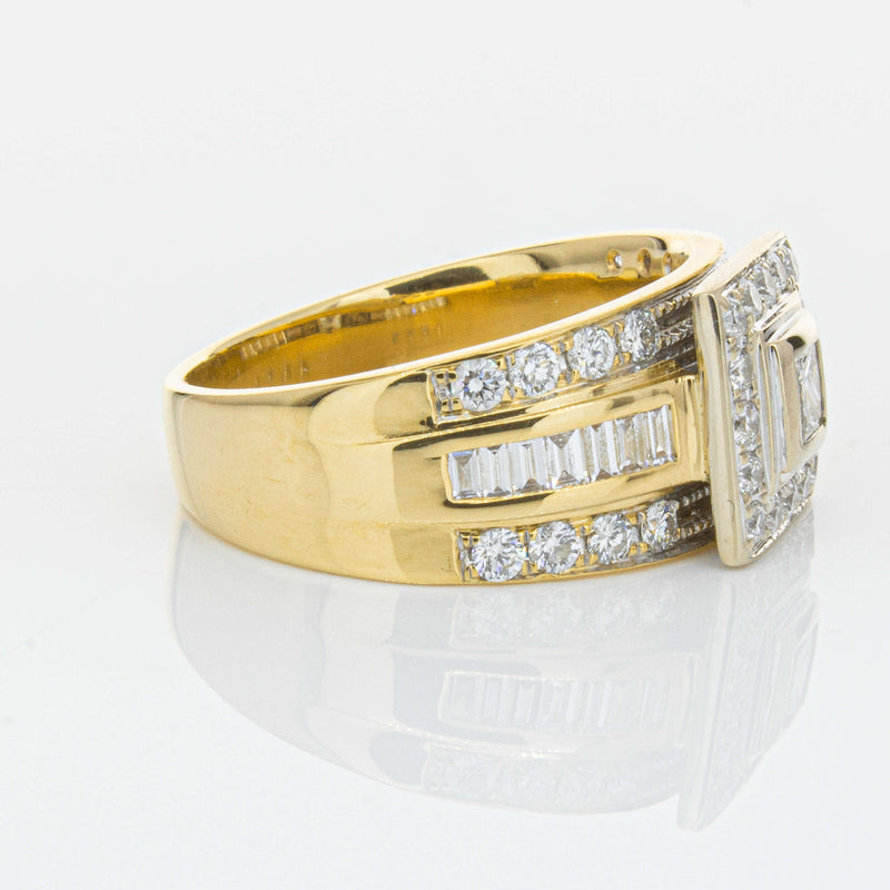 Deja Vu 18ct Yellow & White Gold 1.03ct Diamond Ring-Ring-Walker & Hall