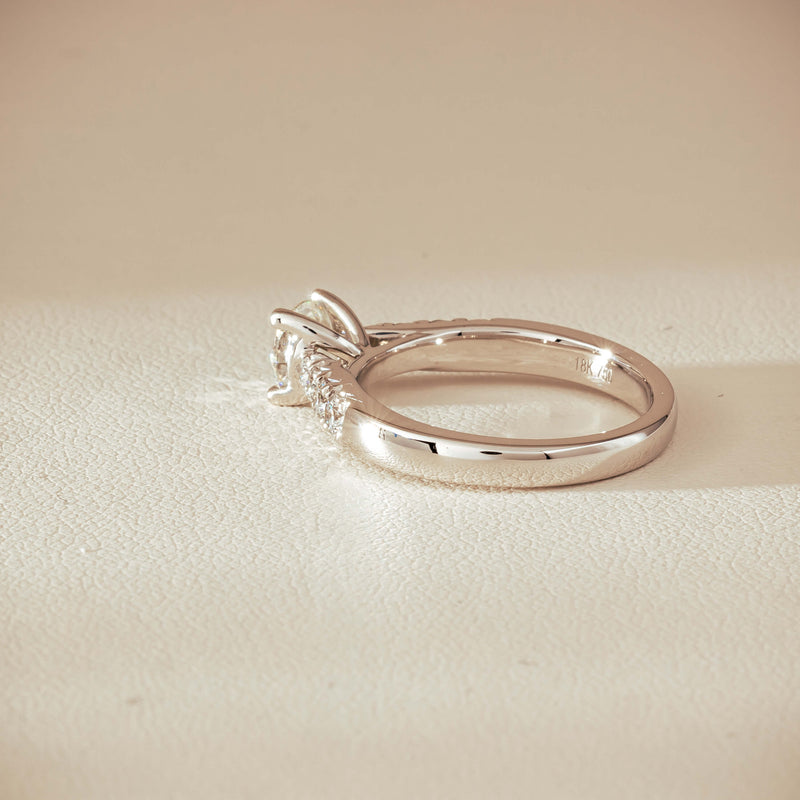18ct White Gold .80ct Diamond Phoenix Ring - Ring - Walker & Hall