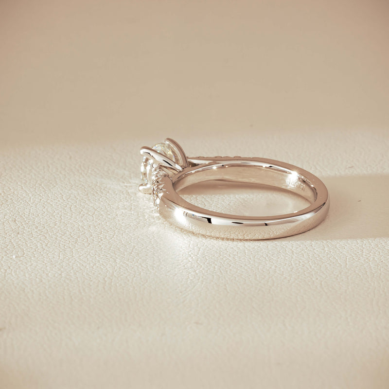 18ct White Gold .80ct Diamond Phoenix Ring - Ring - Walker & Hall