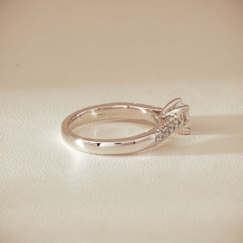 18ct White Gold .80ct Diamond Phoenix Ring - Ring - Walker & Hall
