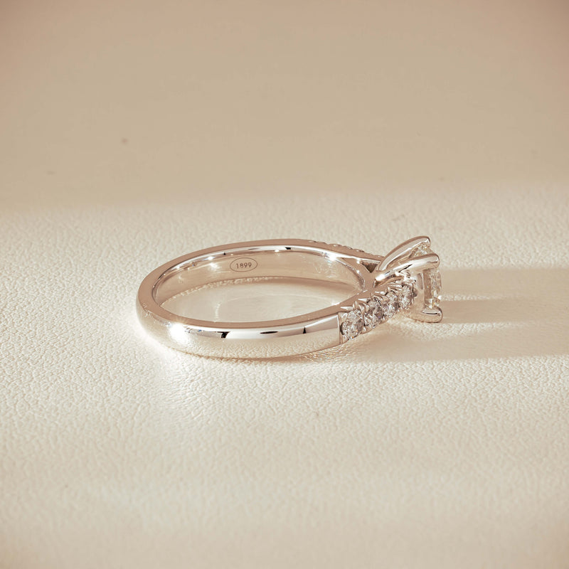 18ct White Gold .80ct Diamond Phoenix Ring - Ring - Walker & Hall