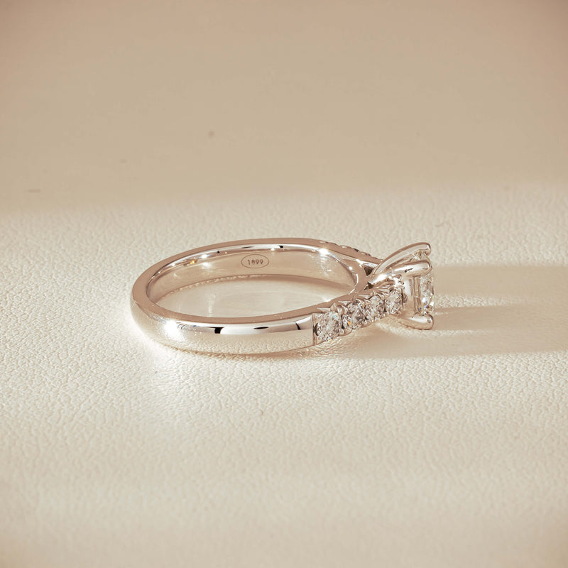18ct White Gold .80ct Diamond Phoenix Ring - Ring - Walker & Hall