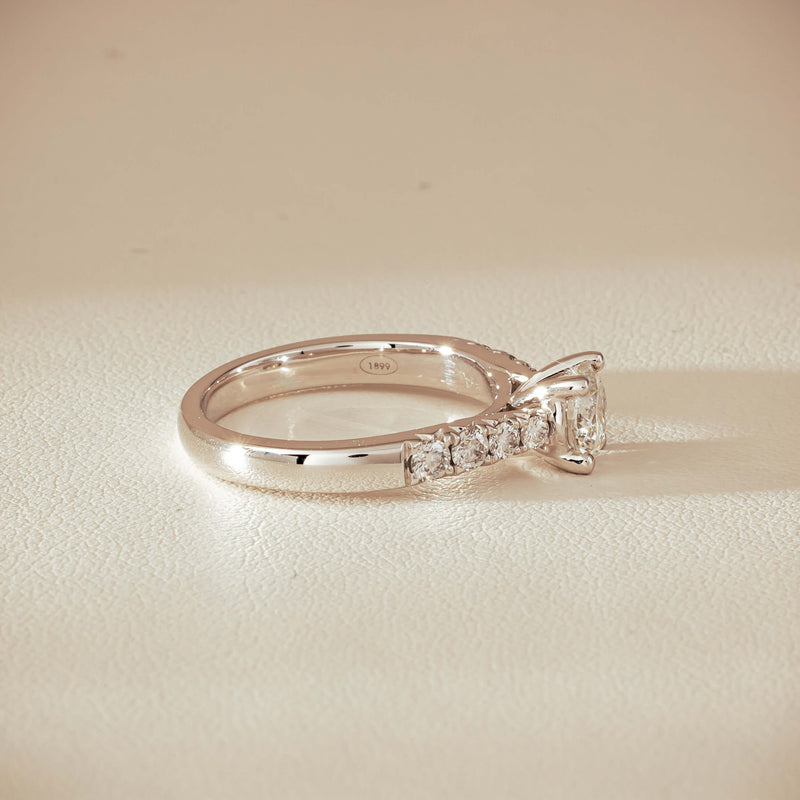 18ct White Gold .80ct Diamond Phoenix Ring - Ring - Walker & Hall