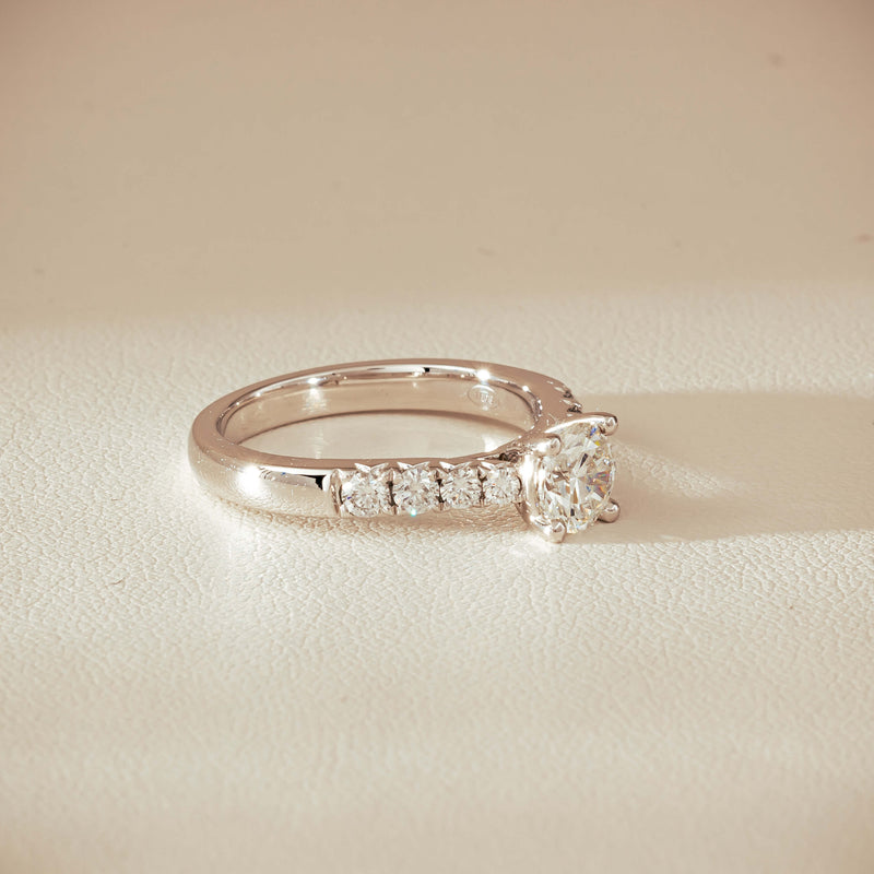 18ct White Gold .80ct Diamond Phoenix Ring - Ring - Walker & Hall