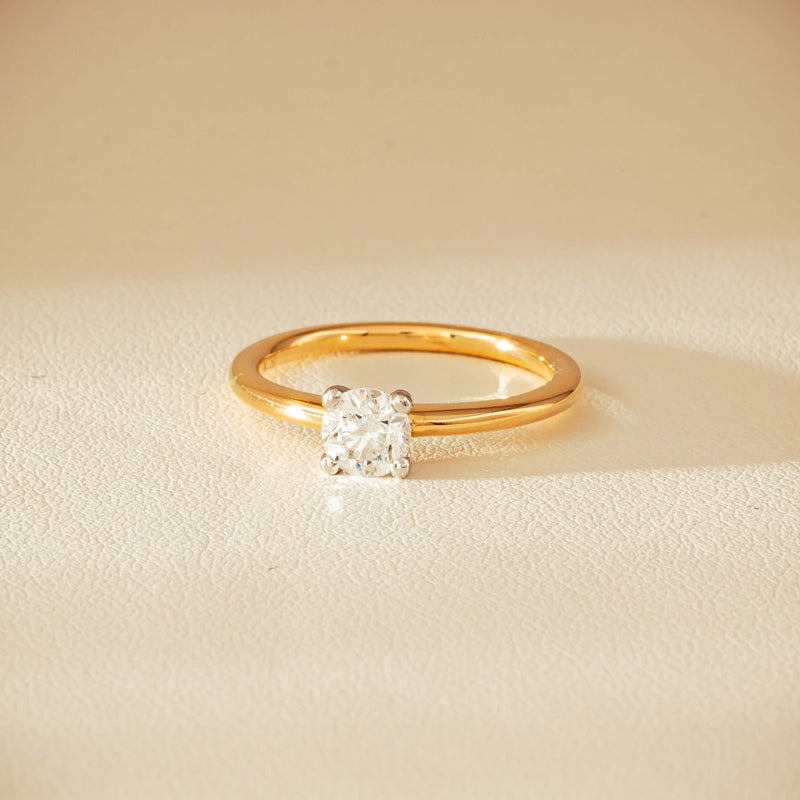 18ct Yellow Gold .60ct Diamond Melba Ring - Ring - Walker & Hall