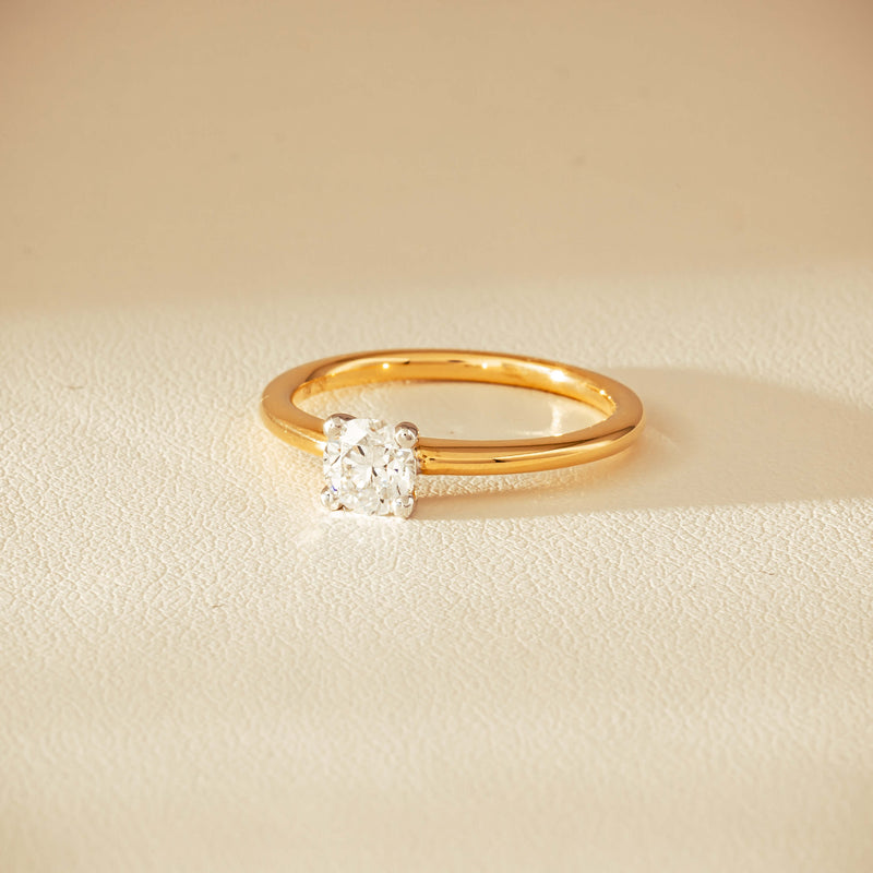 18ct Yellow Gold .60ct Diamond Melba Ring - Ring - Walker & Hall