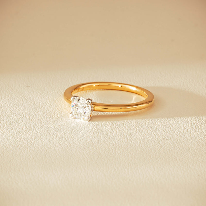 18ct Yellow Gold .60ct Diamond Melba Ring - Ring - Walker & Hall