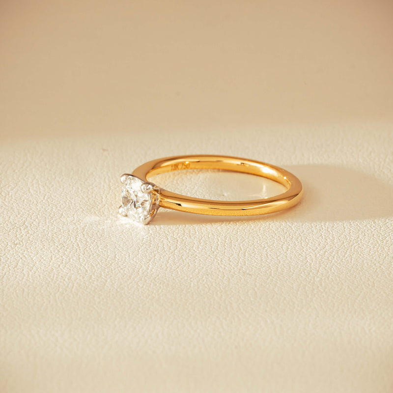 18ct Yellow Gold .60ct Diamond Melba Ring - Ring - Walker & Hall