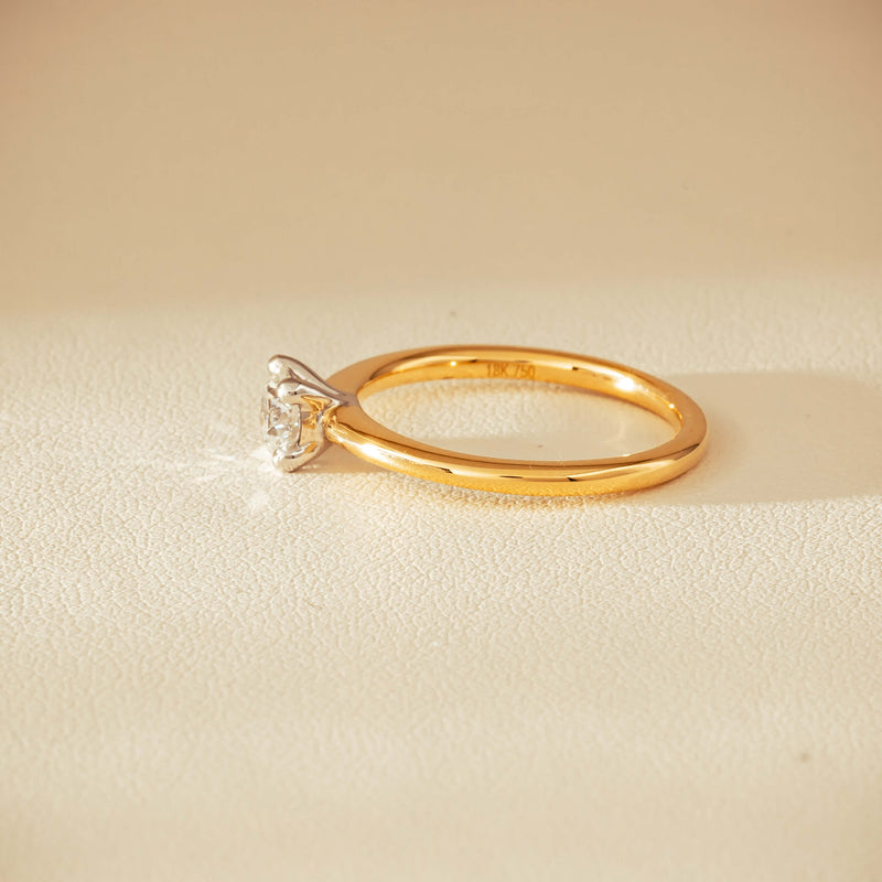 18ct Yellow Gold .60ct Diamond Melba Ring - Ring - Walker & Hall