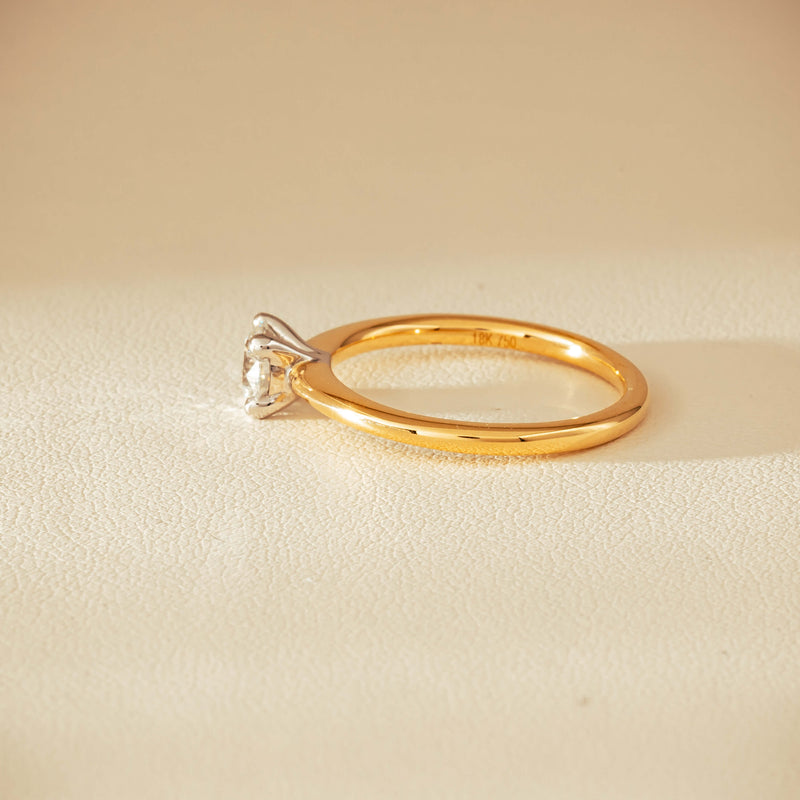 18ct Yellow Gold .60ct Diamond Melba Ring - Ring - Walker & Hall