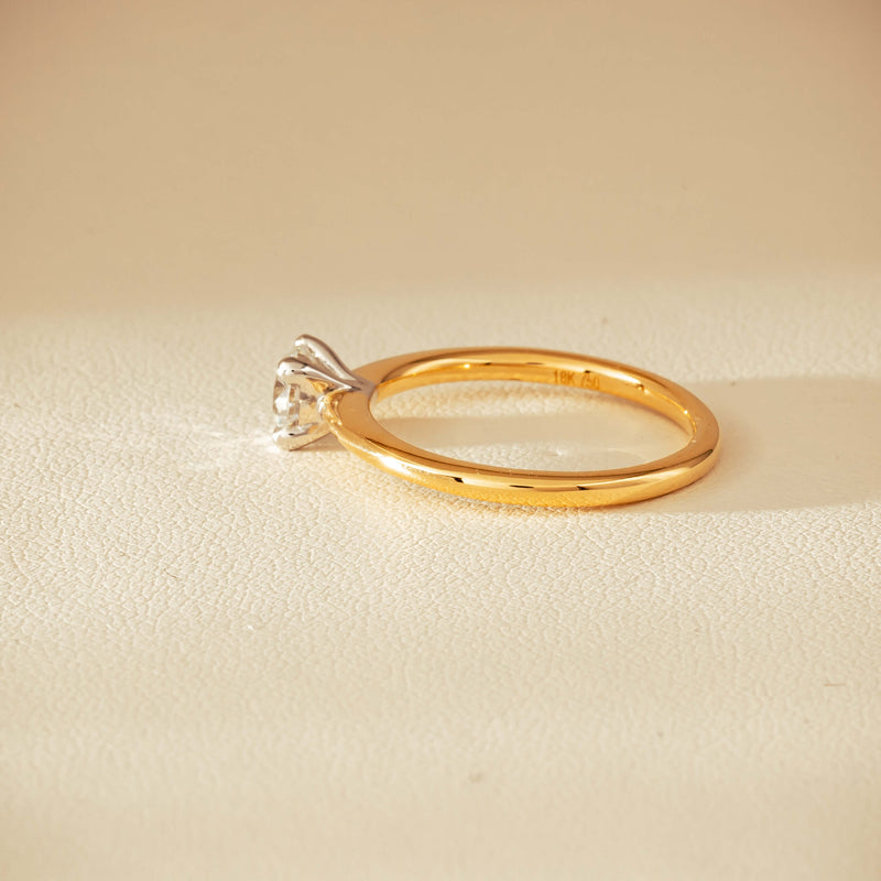 18ct Yellow Gold .60ct Diamond Melba Ring - Ring - Walker & Hall