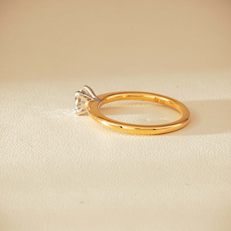 18ct Yellow Gold .60ct Diamond Melba Ring - Ring - Walker & Hall