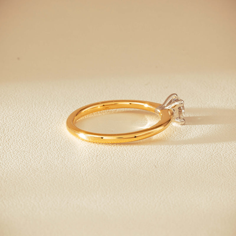 18ct Yellow Gold .60ct Diamond Melba Ring - Ring - Walker & Hall