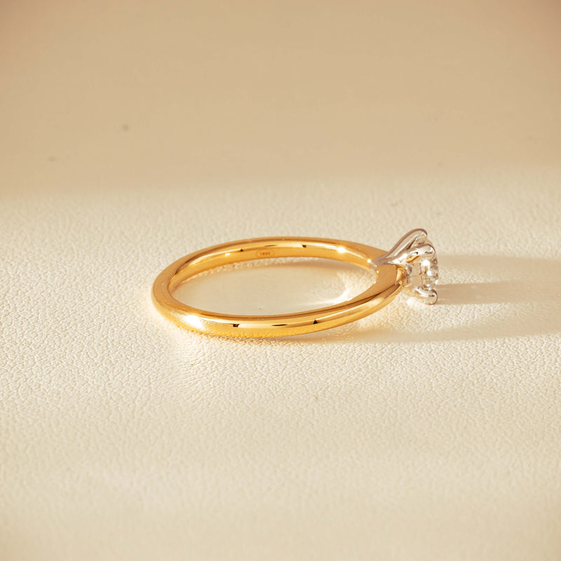 18ct Yellow Gold .60ct Diamond Melba Ring - Ring - Walker & Hall