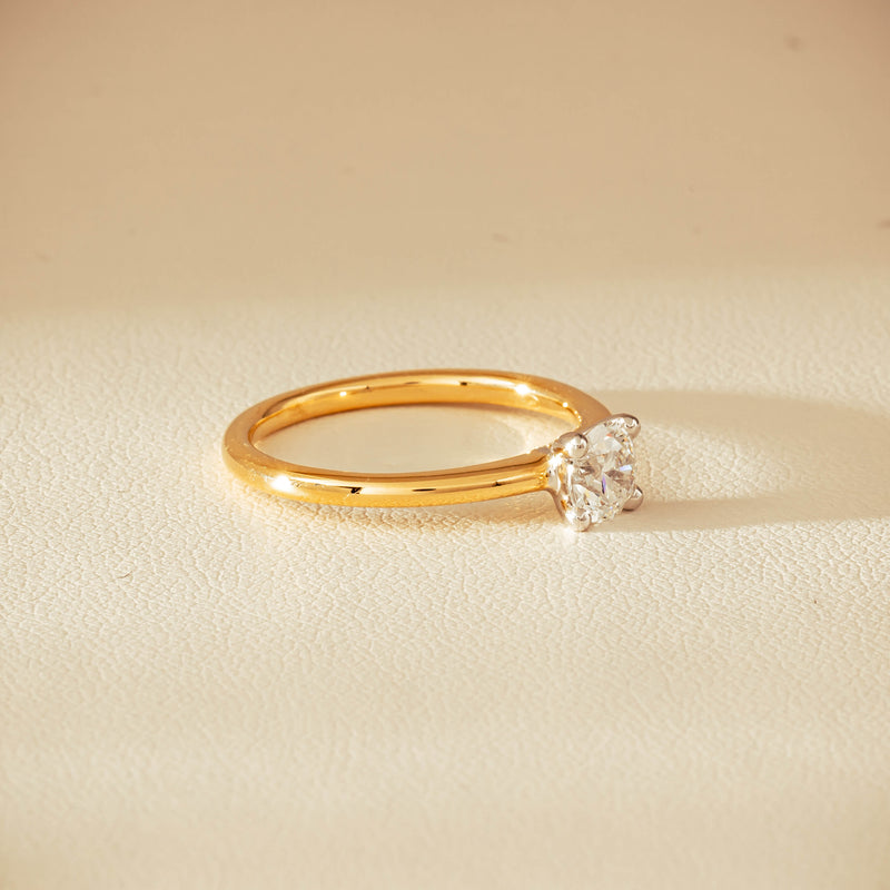 18ct Yellow Gold .60ct Diamond Melba Ring - Ring - Walker & Hall