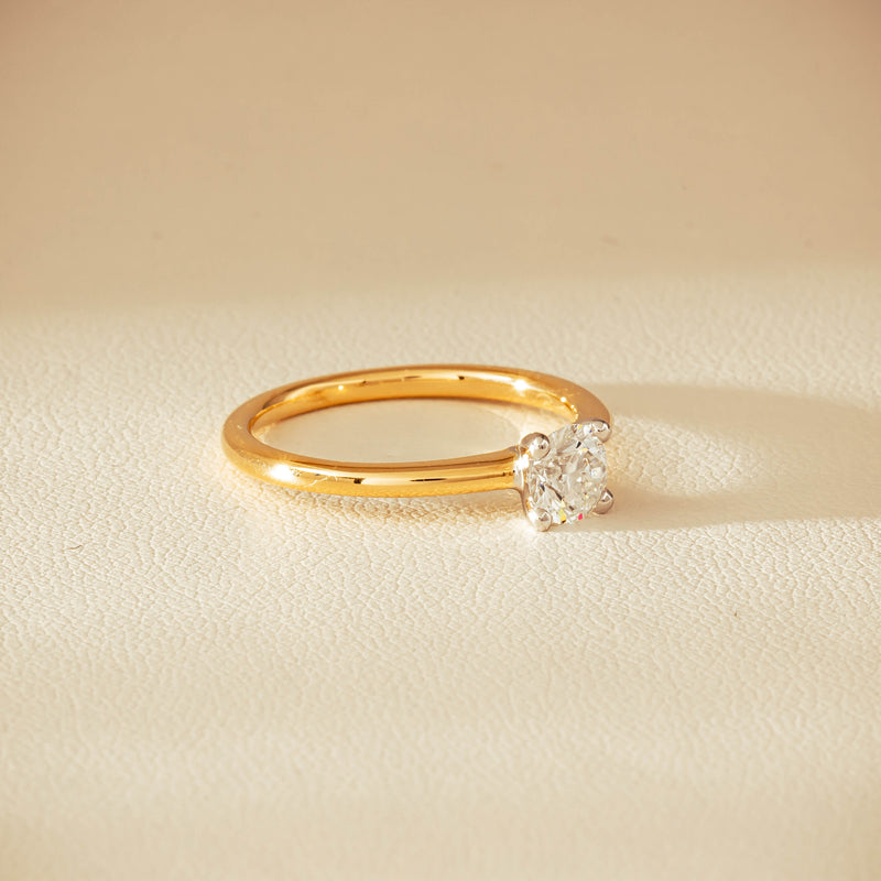 18ct Yellow Gold .60ct Diamond Melba Ring - Ring - Walker & Hall