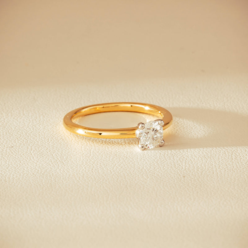 18ct Yellow Gold .60ct Diamond Melba Ring - Ring - Walker & Hall