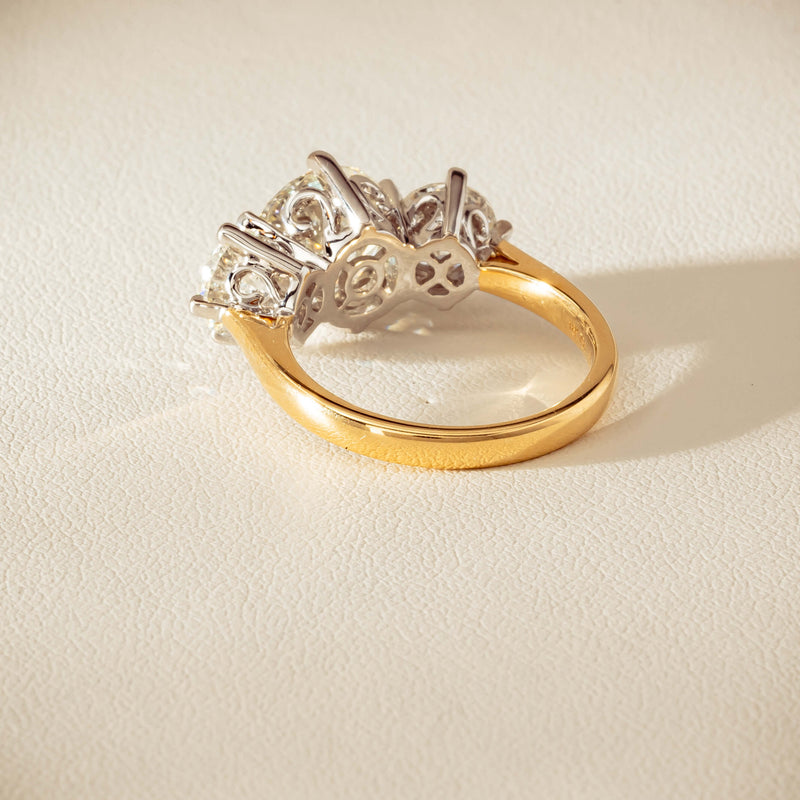 18ct Yellow & White Gold 5.03ct Diamond Coronado Ring - Ring - Walker & Hall