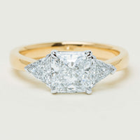 18ct Yellow & White Gold 2.01ct G SI1 Diamond Ring - Ring - Walker & Hall