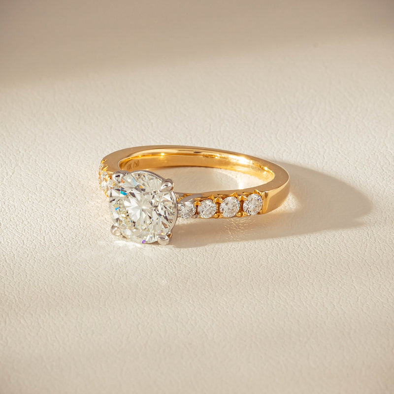 18ct Yellow Gold 2.01ct Diamond Phoenix Ring - Ring - Walker & Hall