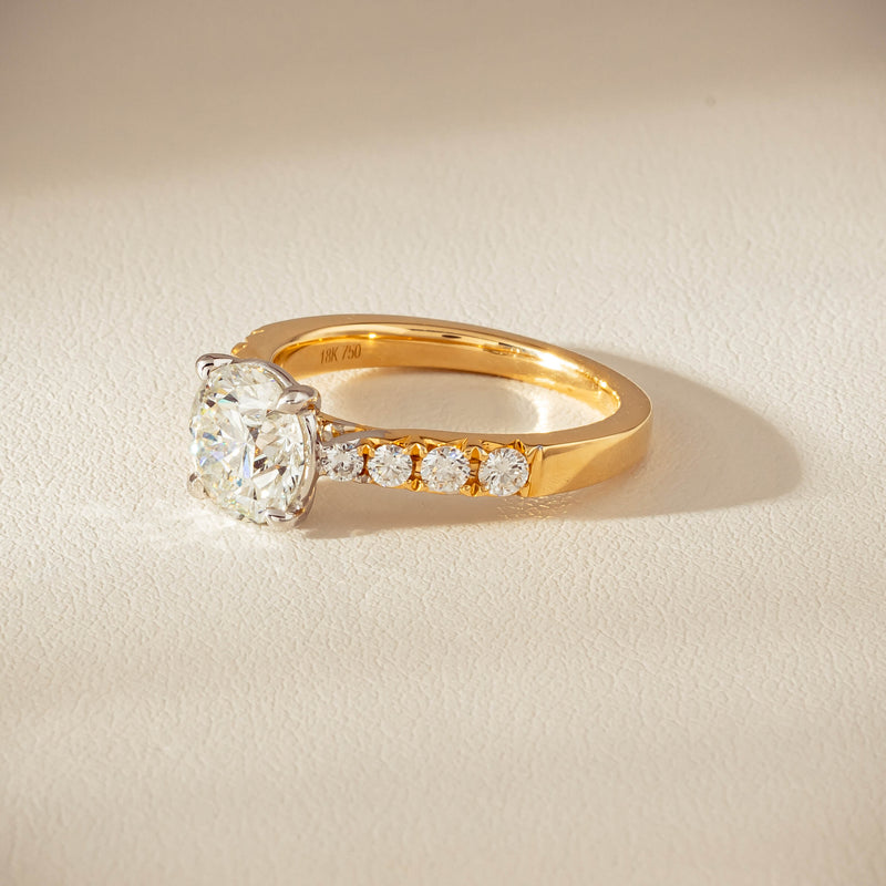 18ct Yellow Gold 2.01ct Diamond Phoenix Ring - Ring - Walker & Hall