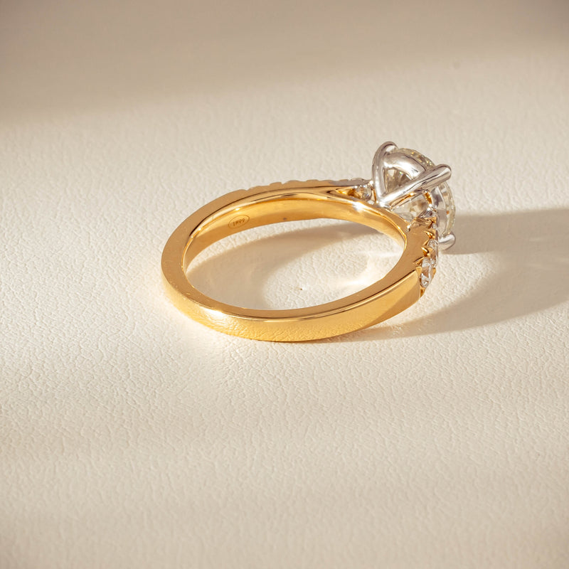 18ct Yellow Gold 2.01ct Diamond Phoenix Ring - Ring - Walker & Hall