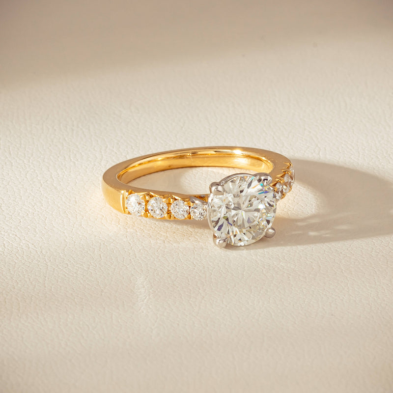 18ct Yellow Gold 2.01ct Diamond Phoenix Ring - Ring - Walker & Hall