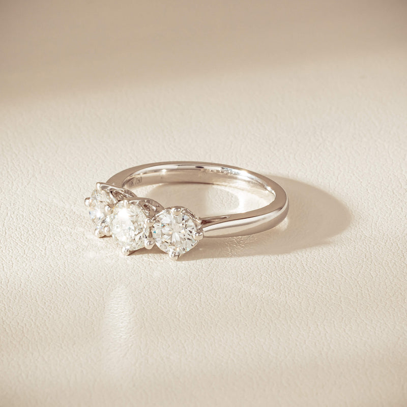 18ct White Gold 1.70ct Diamond Coronado Ring - Ring - Walker & Hall