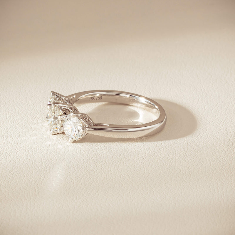 18ct White Gold 1.70ct Diamond Coronado Ring - Ring - Walker & Hall