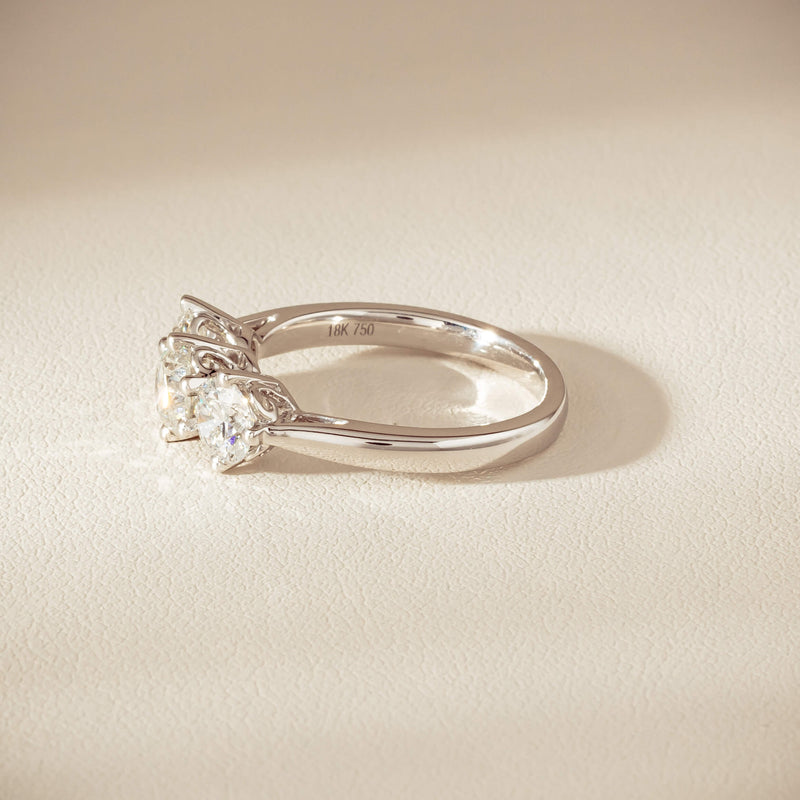 18ct White Gold 1.70ct Diamond Coronado Ring - Ring - Walker & Hall