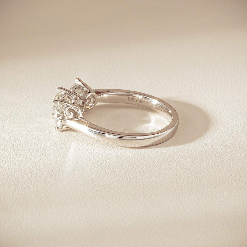 18ct White Gold 1.70ct Diamond Coronado Ring - Ring - Walker & Hall