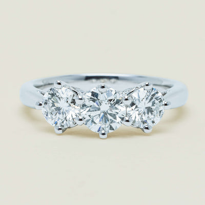 18ct White Gold 1.70ct Diamond Coronado Ring - Ring - Walker & Hall