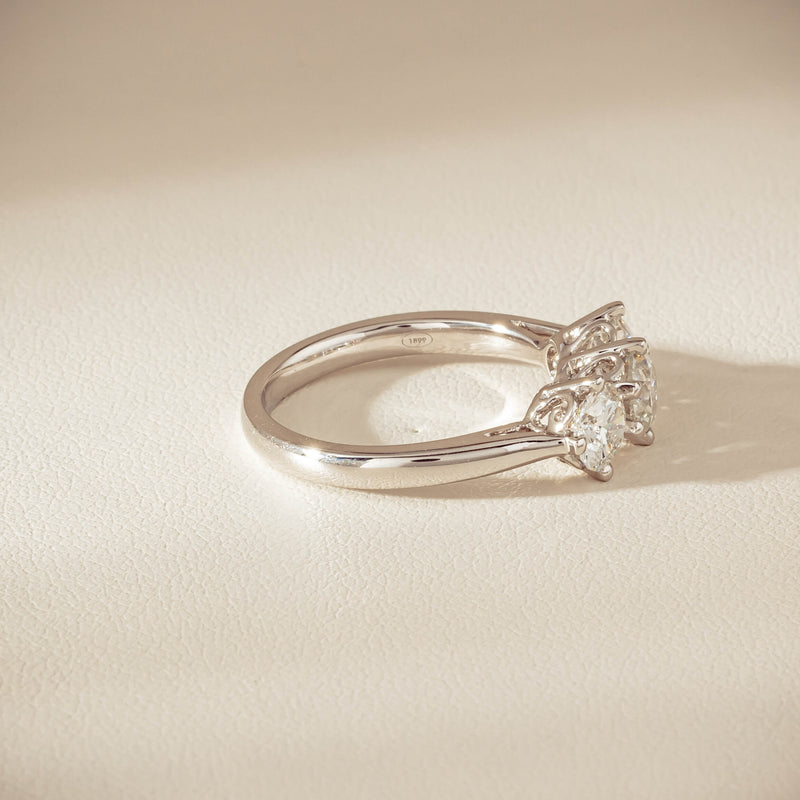 18ct White Gold 1.70ct Diamond Coronado Ring - Ring - Walker & Hall