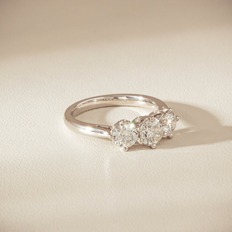 18ct White Gold 1.70ct Diamond Coronado Ring - Ring - Walker & Hall