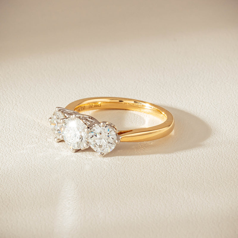 18ct Yellow Gold 2.00ct Diamond Coronado Ring - Ring - Walker & Hall