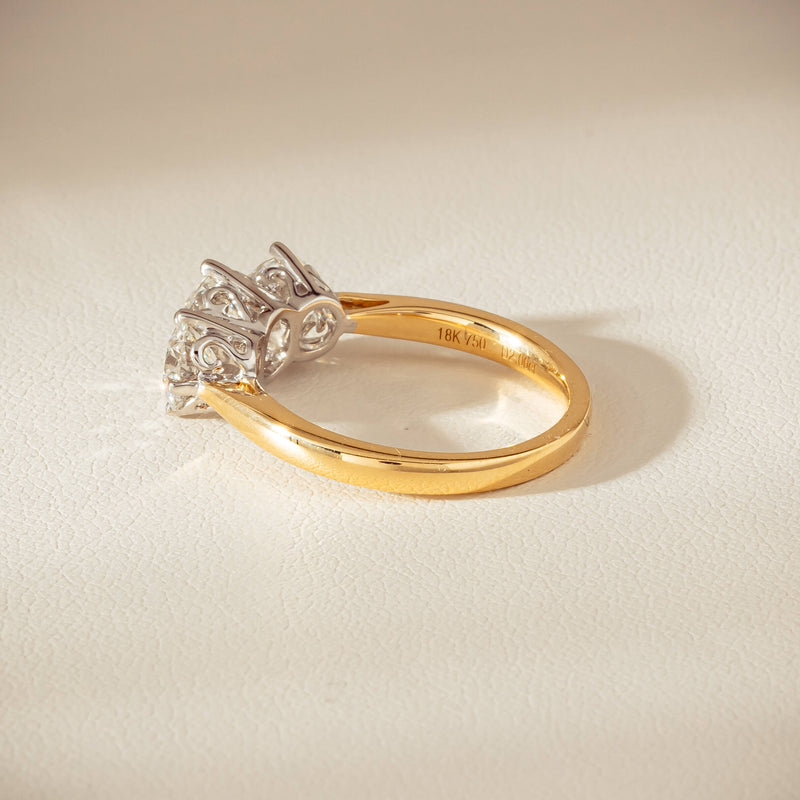 18ct Yellow Gold 2.00ct Diamond Coronado Ring - Ring - Walker & Hall