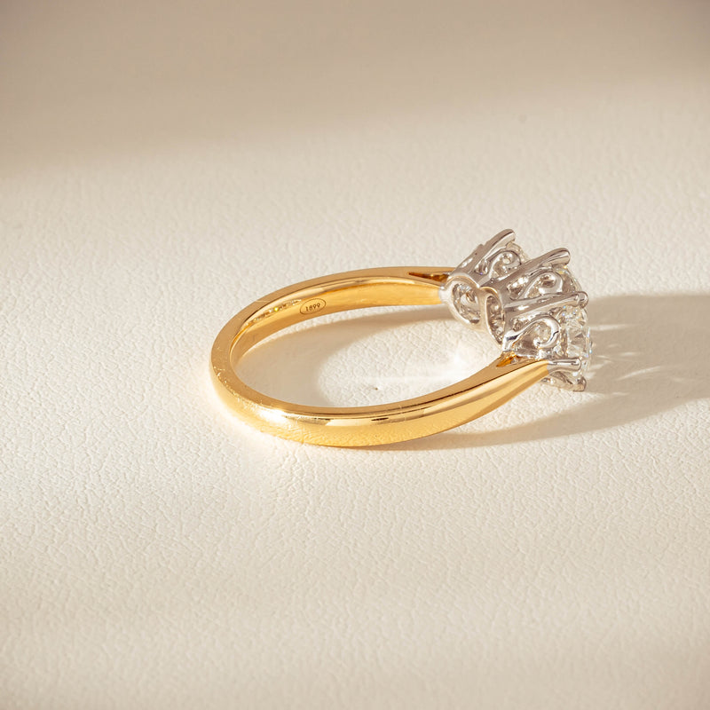 18ct Yellow Gold 2.00ct Diamond Coronado Ring - Ring - Walker & Hall