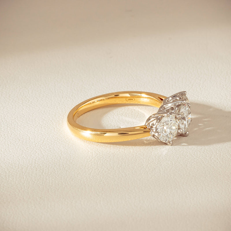 18ct Yellow Gold 2.00ct Diamond Coronado Ring - Ring - Walker & Hall