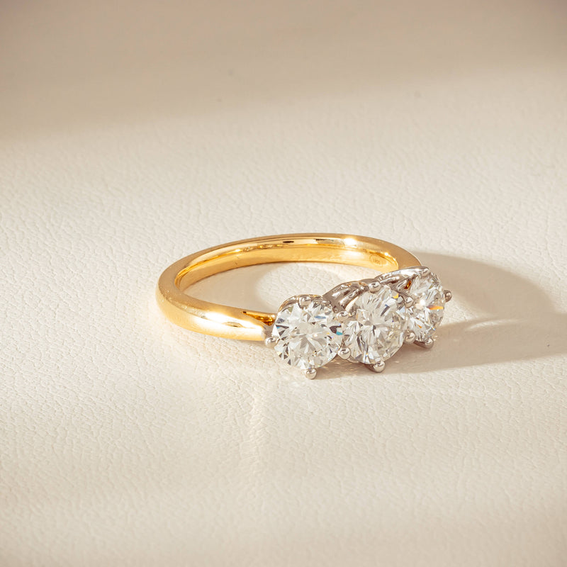 18ct Yellow Gold 2.00ct Diamond Coronado Ring - Ring - Walker & Hall