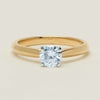 18ct Yellow Gold .72ct Reclaimed Diamond Venetian Ring - Ring - Walker & Hall
