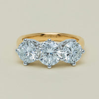 18ct Yellow Gold 3.49ct Reclaimed Diamond Coronado Ring - Ring - Walker & Hall